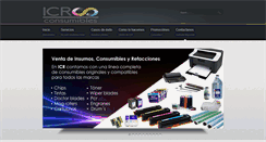 Desktop Screenshot of icrconsumibles.com